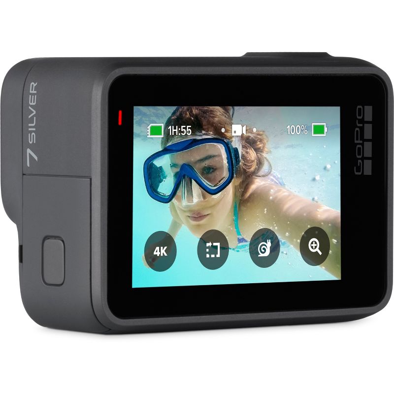 Compact Size 720P HD Digital Camera Camcorder 5MP CMOS Sensor 2.0" LCD Screen 3 Meters Waterproof with Built-in Microphone for Kids Children Students Boys Girls Summmer Gift