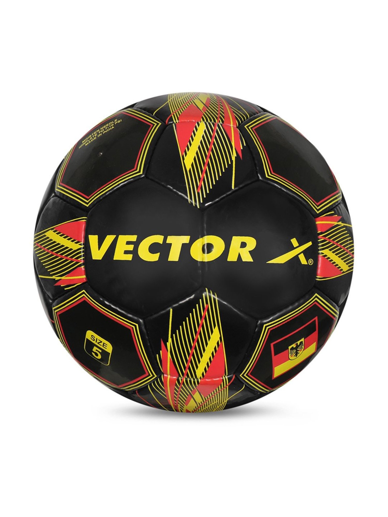 Vector X Black Football - Size 5