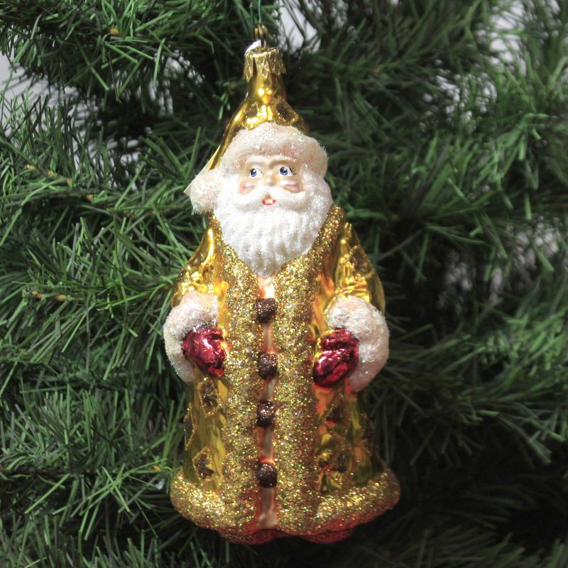 Larry Fraga Golden Sunshine Ornament Christmas Santa  -  Tree Ornaments