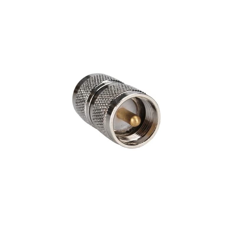 RF coaxial coax adapter UHF male to male PL259 connector Pack of 2