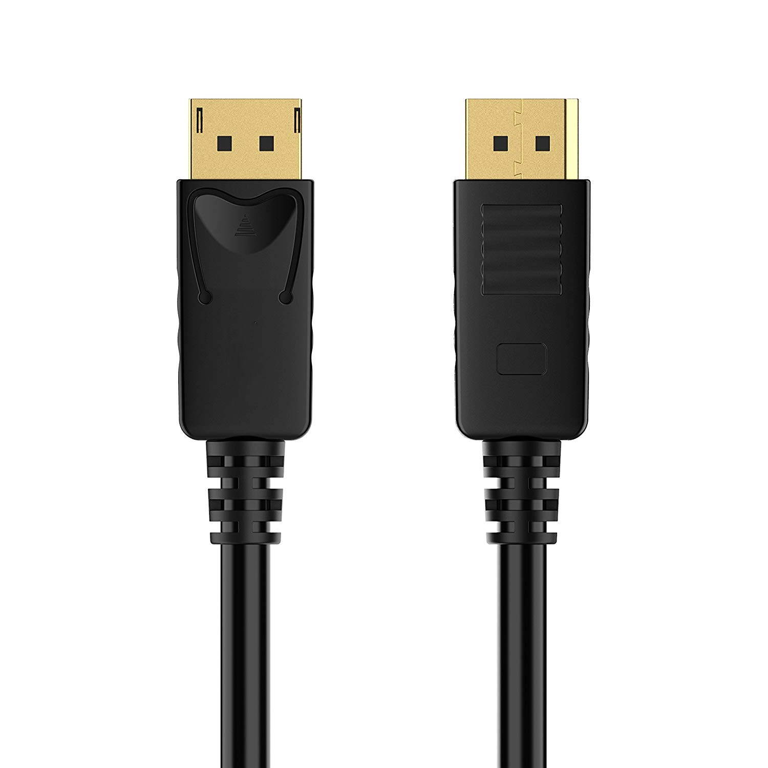 Nurbenn 4K DisplayPort to DisplayPort Cable, 6 Feet, Gold-Plated DP to DP Cable Compatible with Computer, Desktop, Laptop, PC, Monitor, Projector - Black