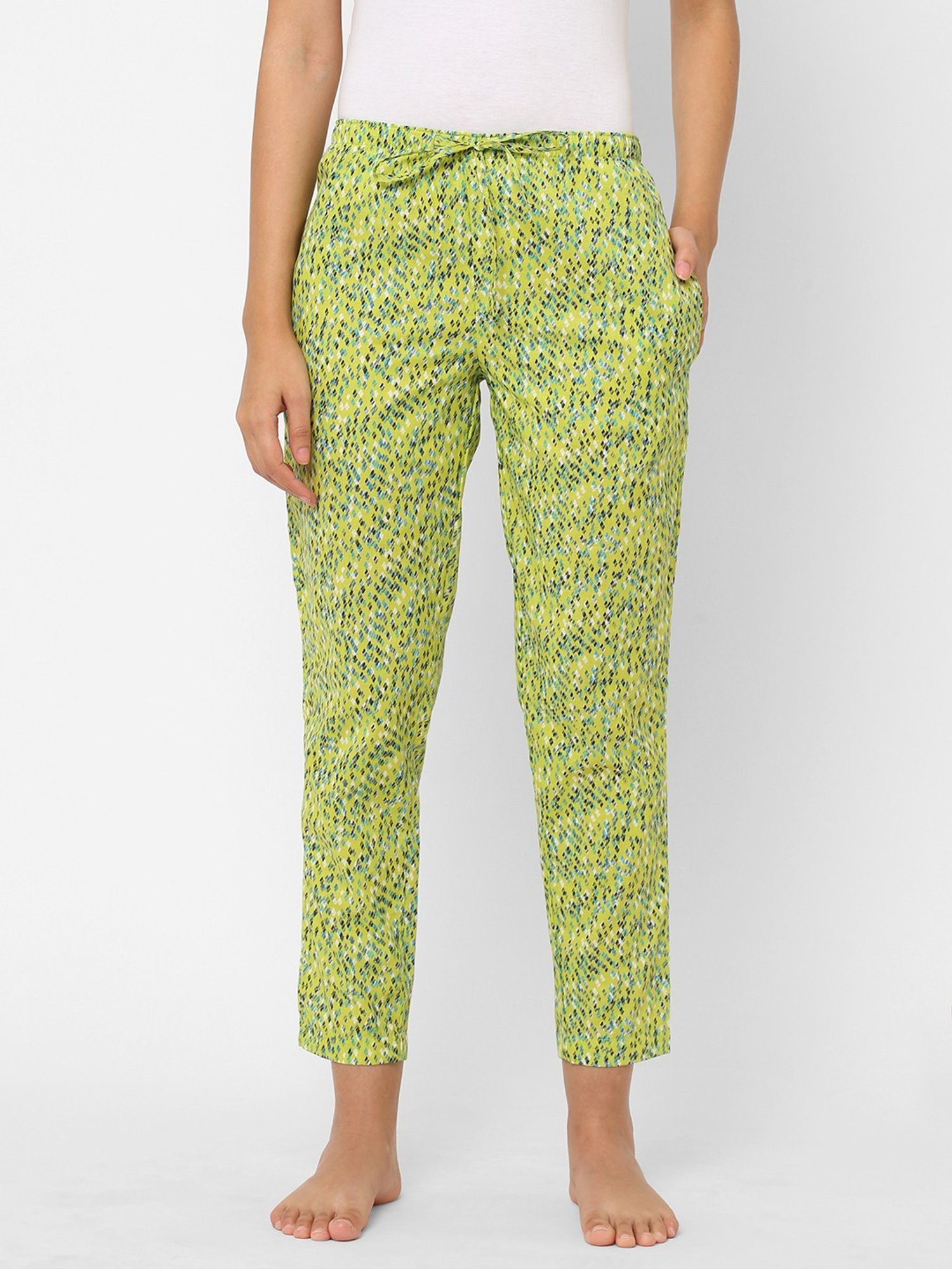 Urban Scottish Green Printed Lounge Pants