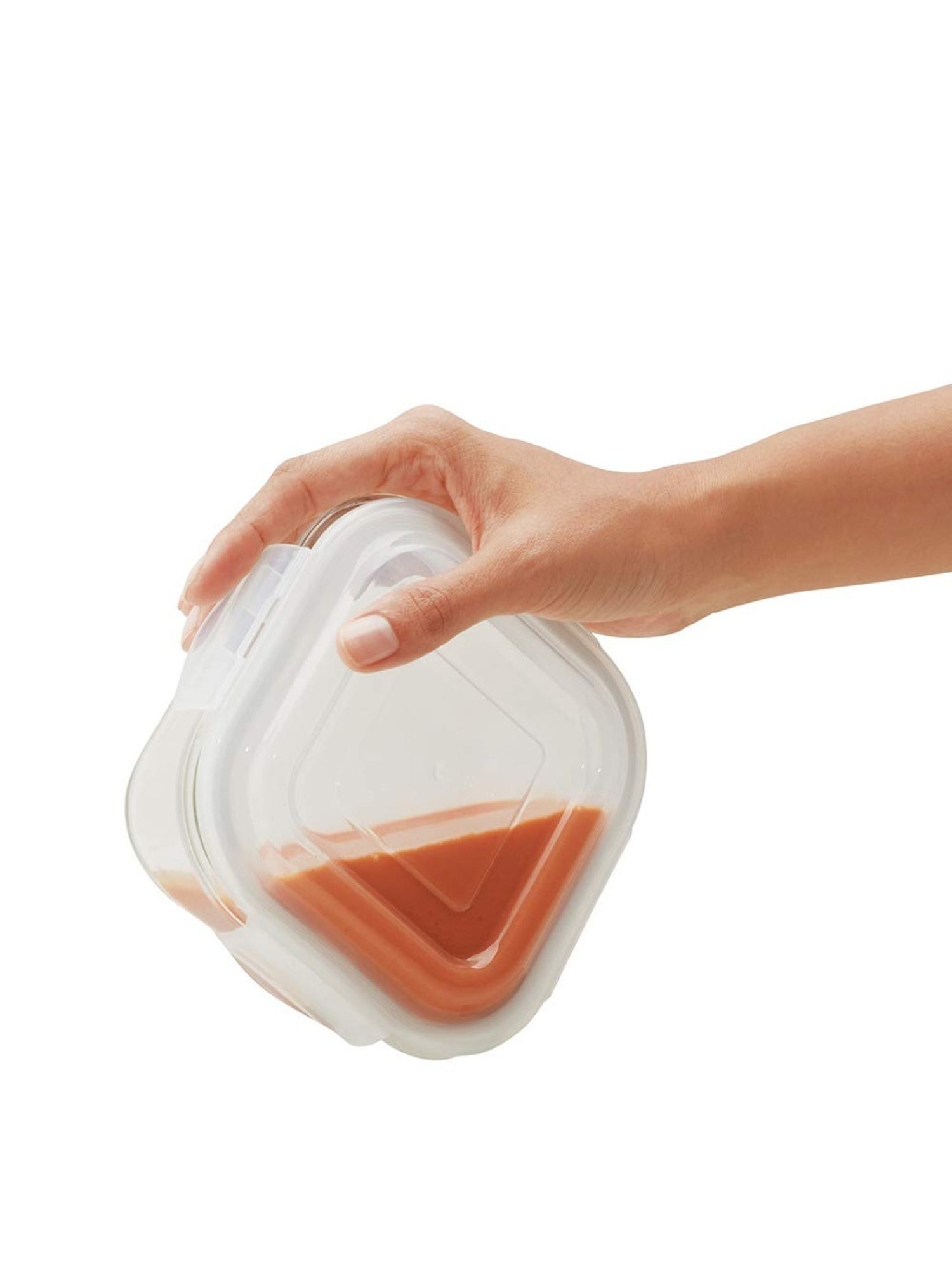 Borosil Blue Glass Leak Proof Lunch Box with Bag (320 ml)