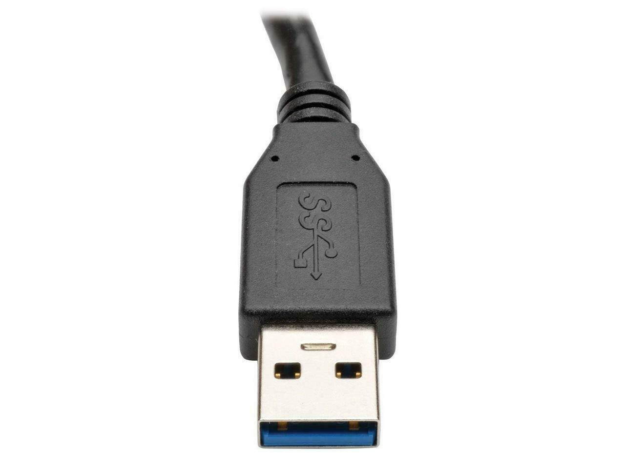Tripp Lite Usb 3.0 Superspeed Type-A Extension Cable (M/F), Black, 6 In.