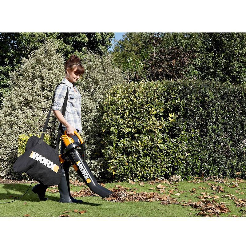 Black & Decker BV6000 12 Amp High Performance Two Speed Handheld Electric Mulcher Blower Vac