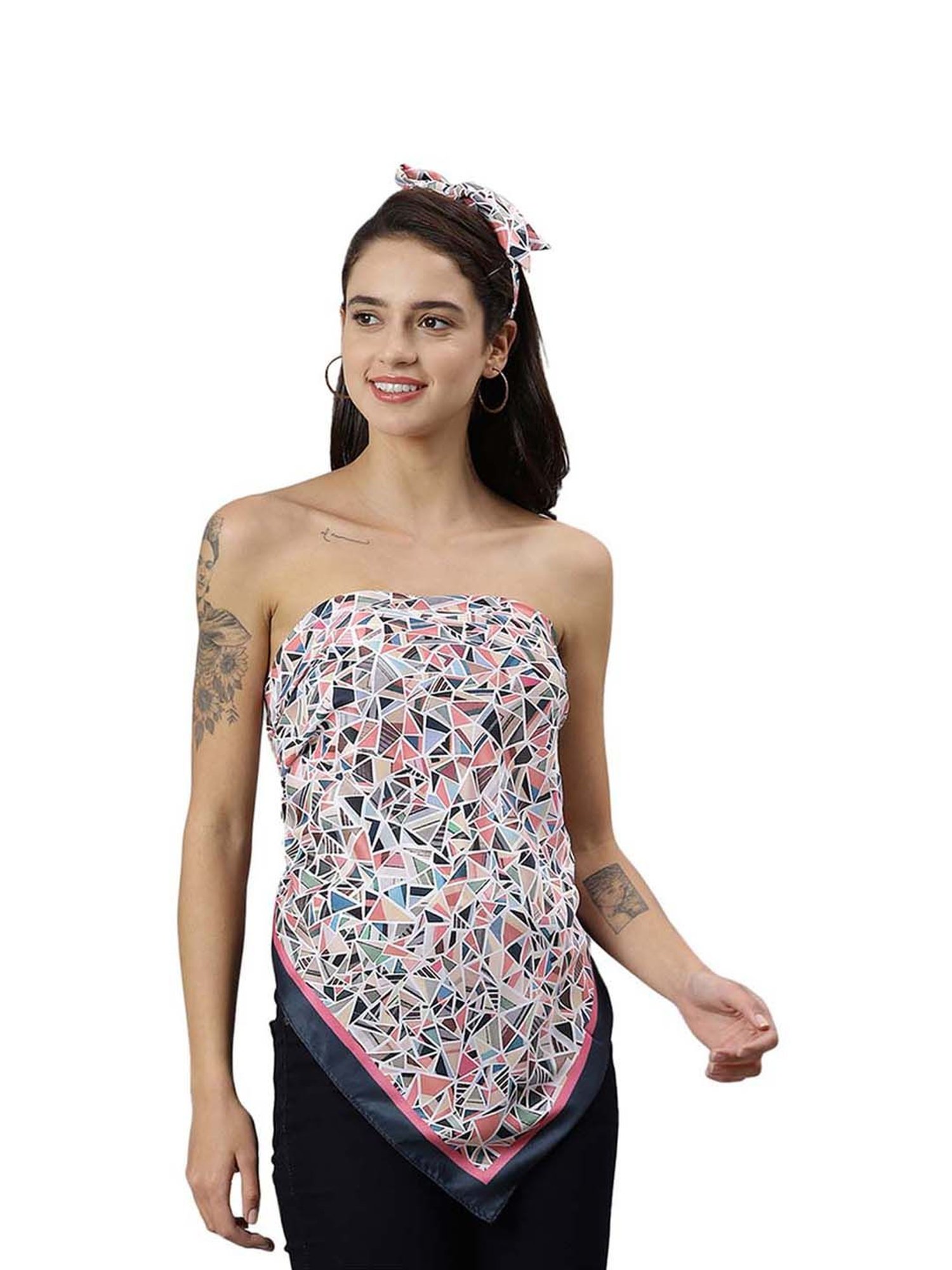 Under Armour Black Polyester Hijab - Extra Small