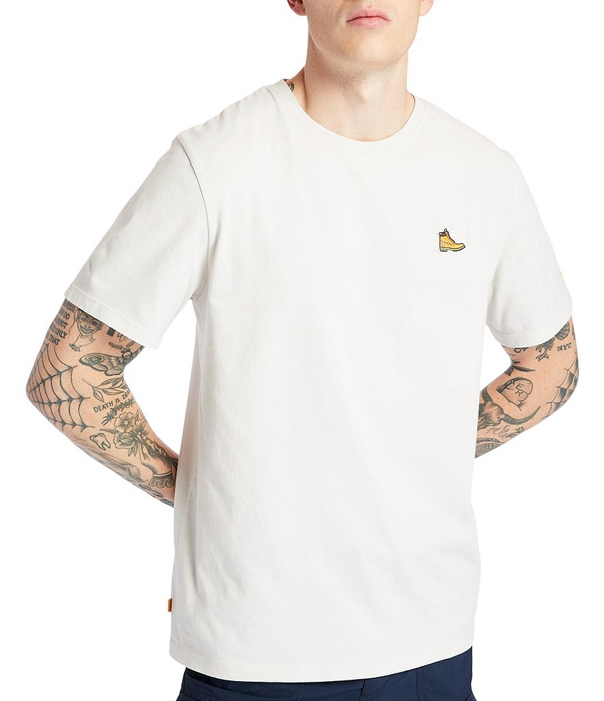 Timberland Boot Logo Short-Sleeve Organic Materials Tee
