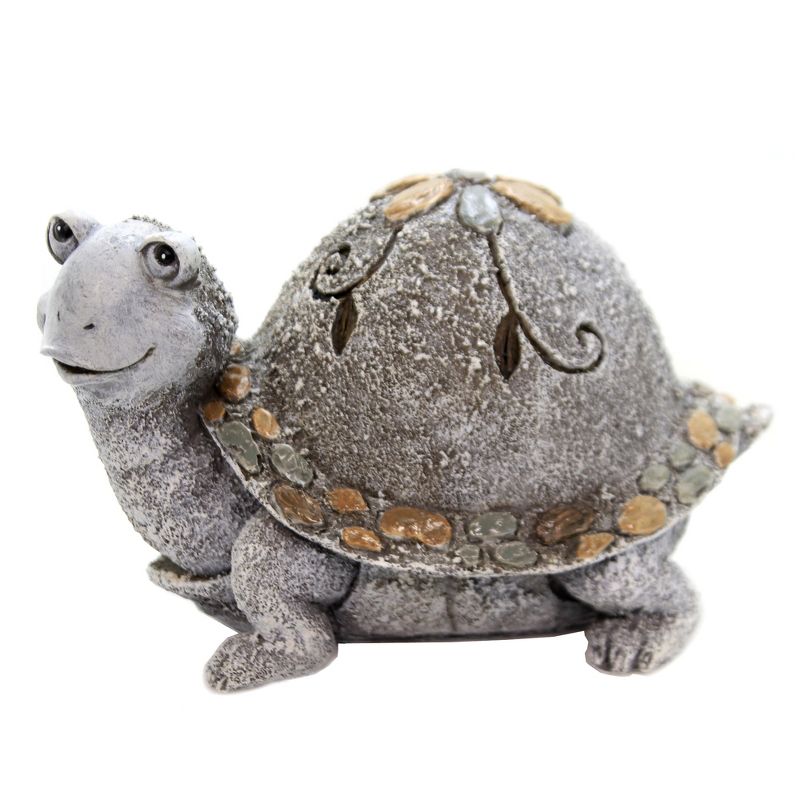 Home & Garden 6.0" Turtle Pebble Garden Shell Tortoise Reptile Roman, Inc  -  Outdoor Sculptures And Statues
