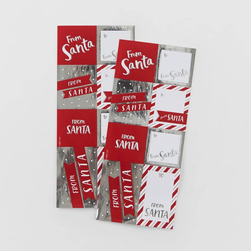 Flat Ribbon 5 End x 40' Gold/White/Silver - Wondershop™