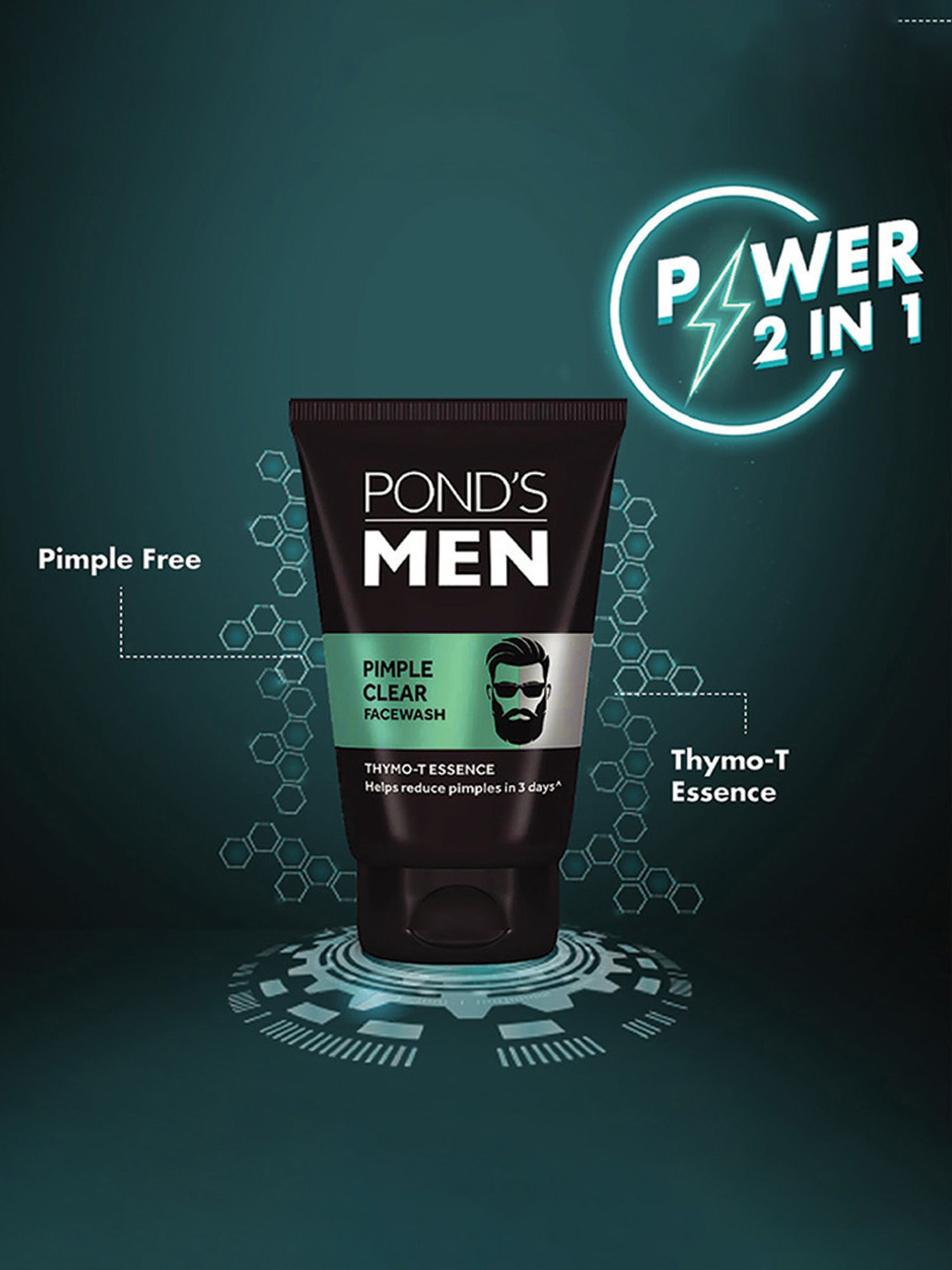 Pond's Men Pimple Clear Face Wash - 100 gm
