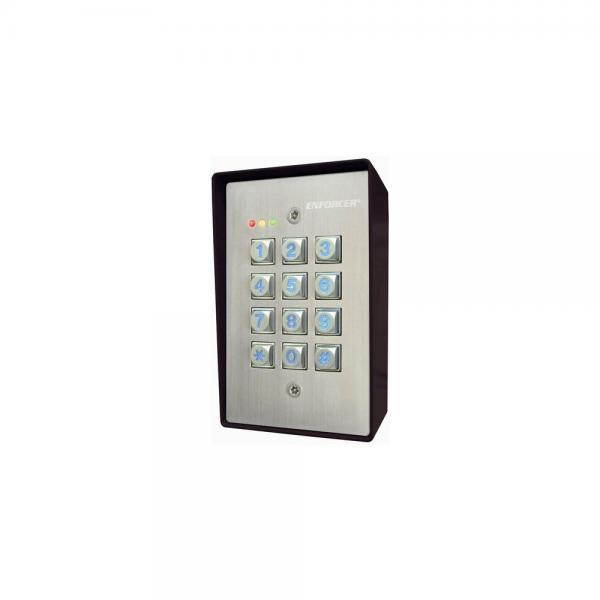 Seco-Larm SK-1123-SQ Weather-Resistant Illuminated Stand-Alone Keypad (1)