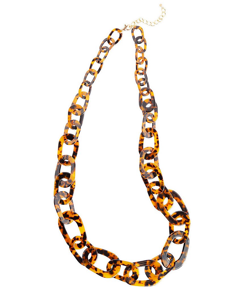 Ming Wang Tortoise Link Long Necklace