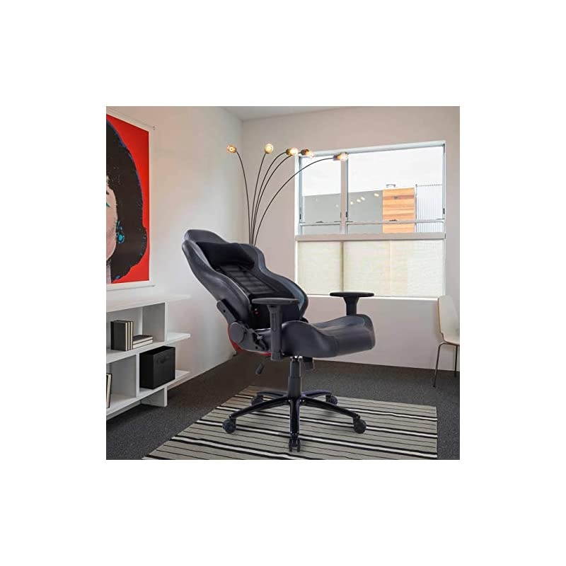 Vibrant Black and Chrome Swivel Task Office Chair with Tractor Seat