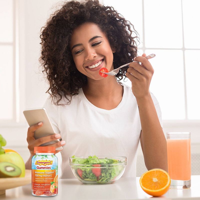 Emergen-C Immune Support Gummies - Orange, Tangerine & Raspberry - 45ct