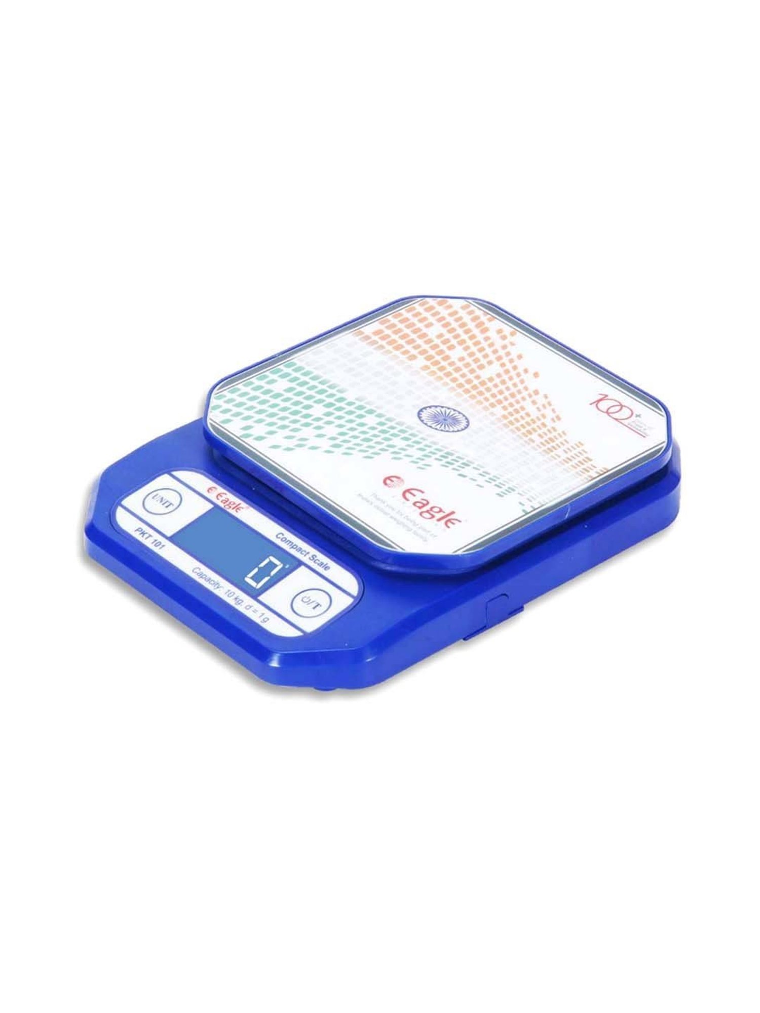 Eagle PKT-101 Digital Weight Machine for Kitchen, 10 kg Capacity,1 g Accuracy,Kitchen Weighing Scale