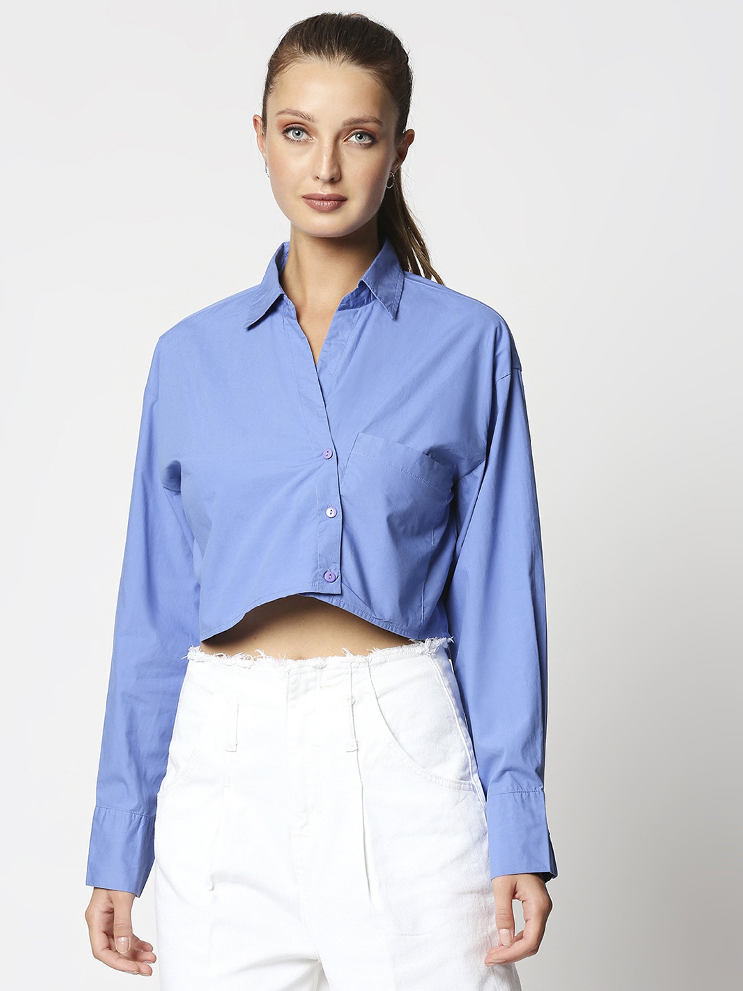 Remanika Blue Pure Cotton Shirt