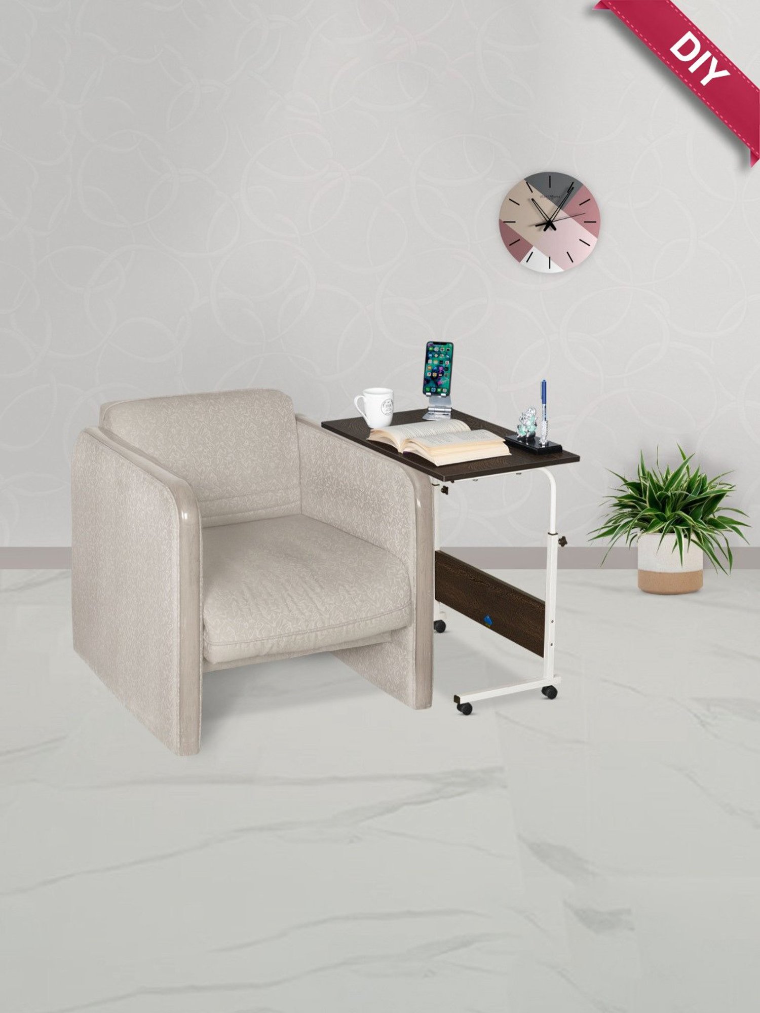 Durian Chaste Black Fabric Executive Chair