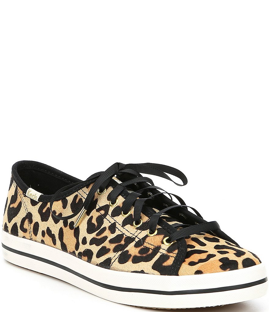 Keds Keds x kate spade new york Kickstart Leopard Print Lace-Up Sneakers