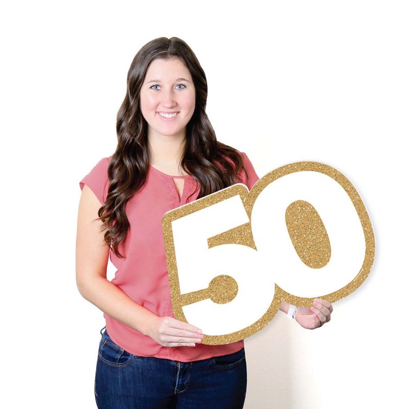 Big Dot of Happiness We Still Do - 50th Wedding Anniversary - Guest Book Sign - Anniversary Party Guestbook Alternative - Signature Mat