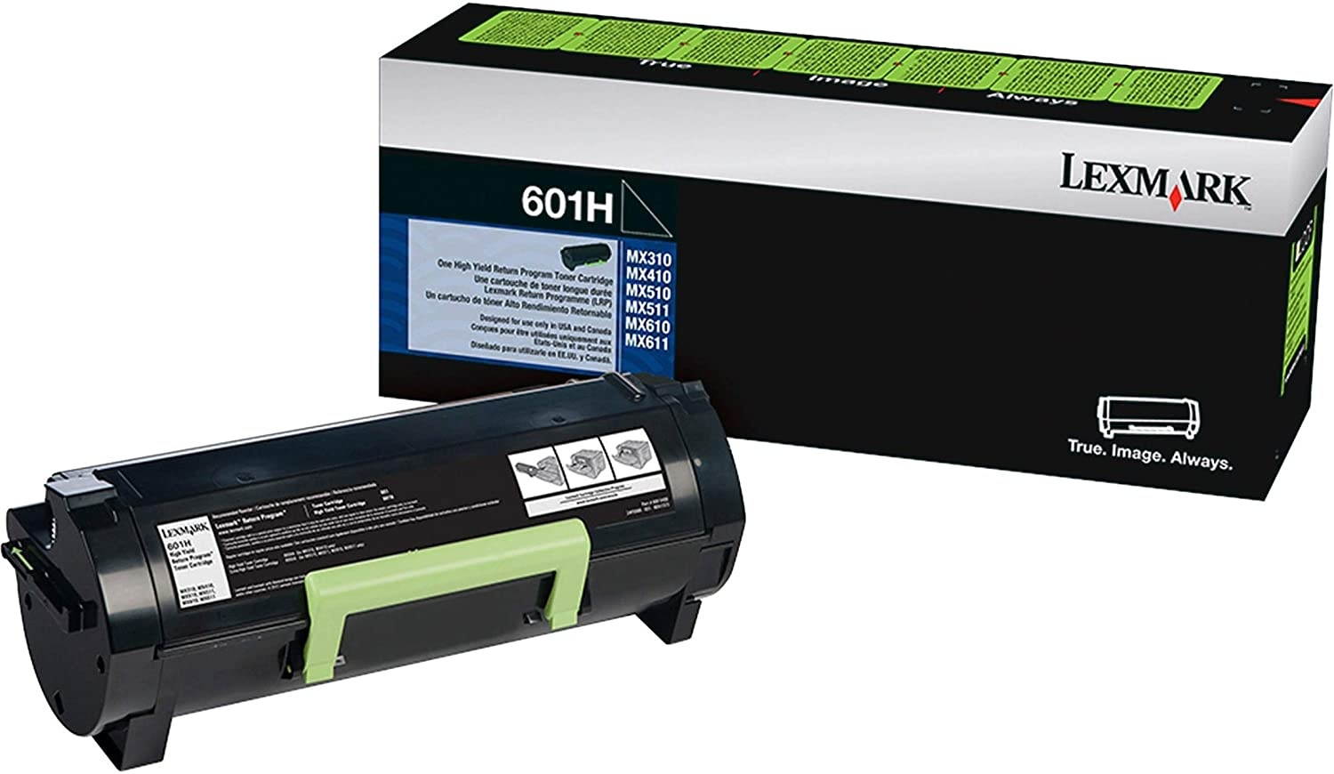 Lexmark 60F1H00 (LEX-601H) Toner, 10000 Page-Yield, Black