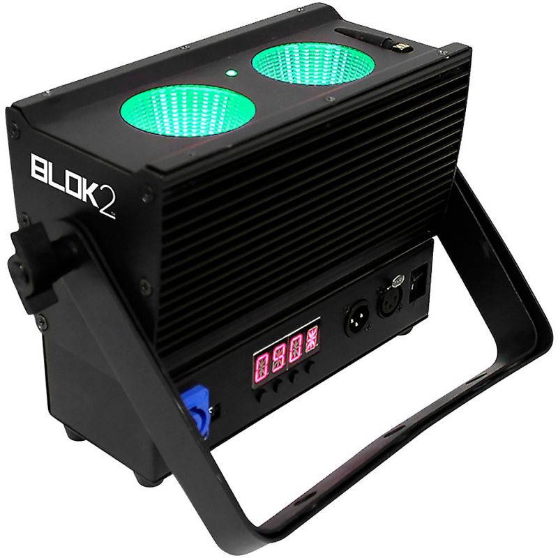 Blizzard Blok 2 IP Outdoor Rated 2x25 Watt RGBAW COB IP65 LED Wash Light