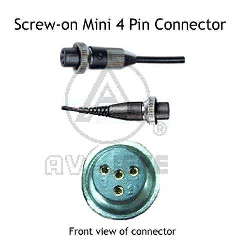 AV-JEFE CM520 Professional Lavalier Mic with Mipro / Peavey / Beyer Mini 4pin Screw-On Connector