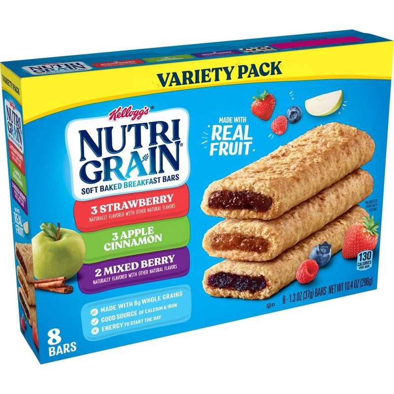 Nutri-Grain Variety Pack Snack Bars - 8ct