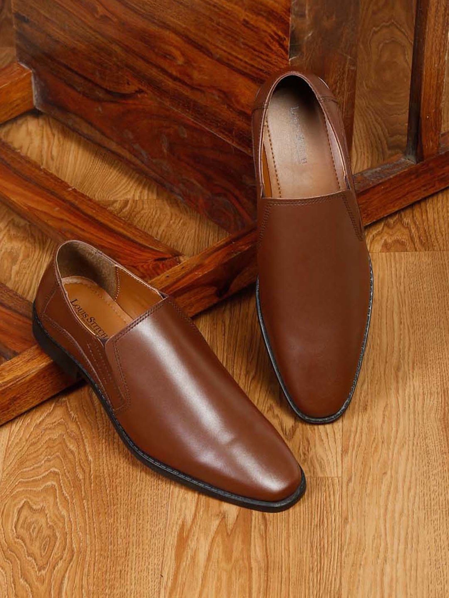 Louis Stitch Men's Tan Formal Loafers