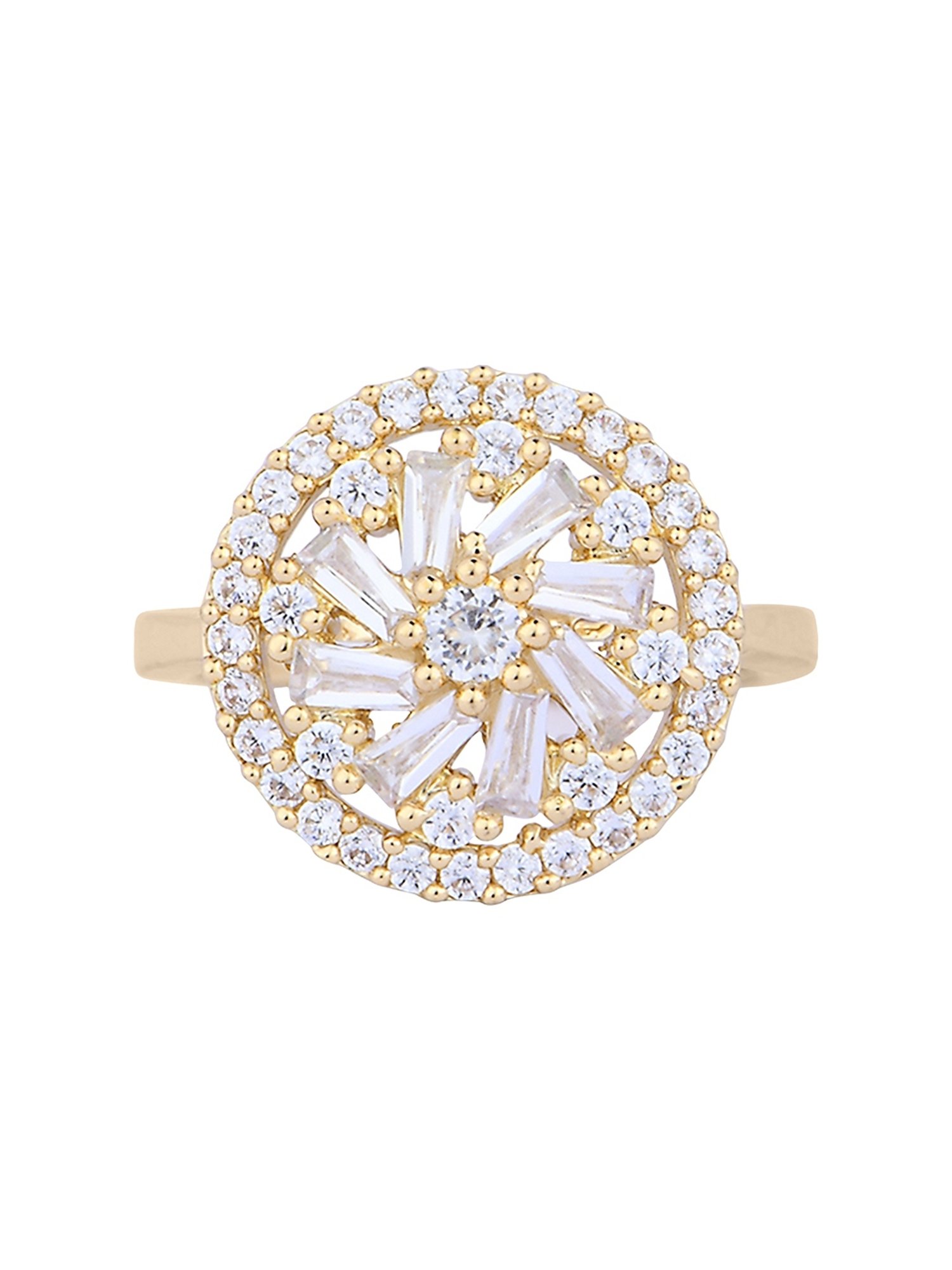 Accessorize London Women's Jewel Embellished Rings Set Of Three White