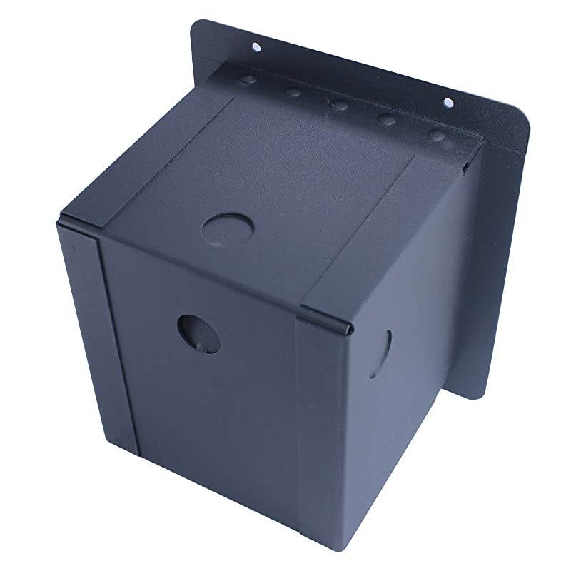 Pro Audio Recessed Stage in Floor Pocket Box Black