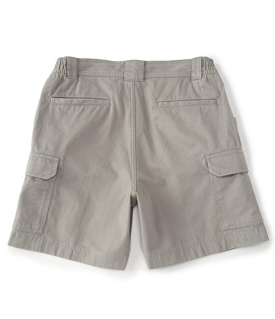 Roundtree & Yorke Big and Tall Performance 9#double; and 11#double; Inseam Flat Front Herringbone Print Shorts
