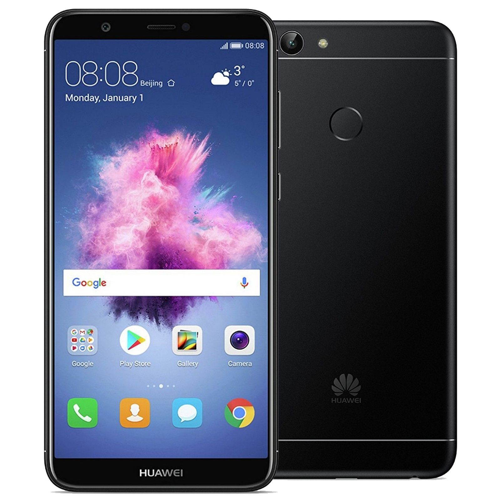 Huawei P Smart Dual-Sim 32GB (No CDMA, GSM only) Factory Unlocked 4G/LTE Smartphone - Black