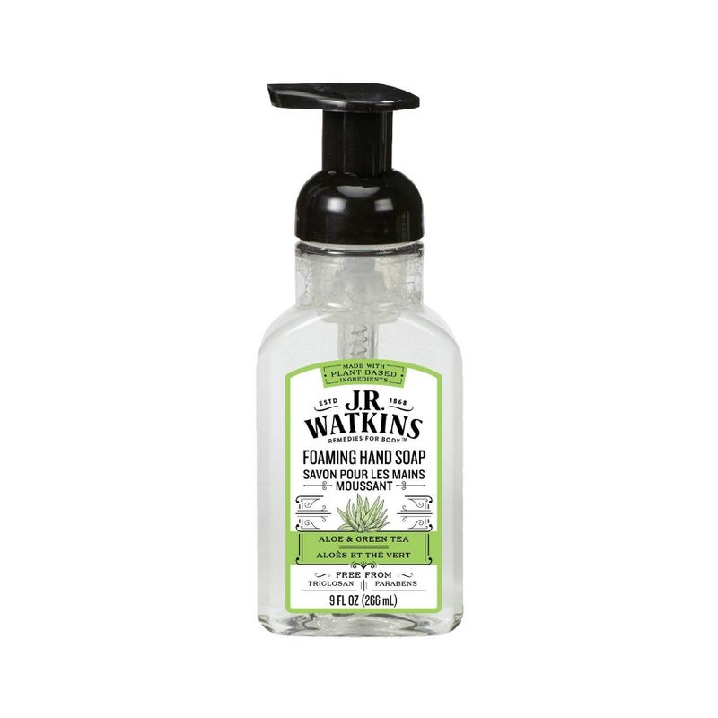 J.R. Watkins Aloe & Green Tea Foaming Hand Soap - 9oz