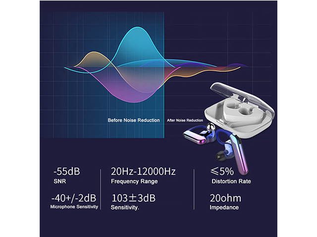 AutofeelSunriseoffice TWS Bluetooth V5.0 Earphone Headset Wireless Headphone With Mic 3D Bass Stereo Double Dynamic 4 Drive Unit IPX7 Waterproof Sport Earbuds