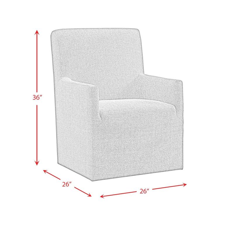 5pc Marcy Standard Height Dining Set Chrome - Picket House Furnishings