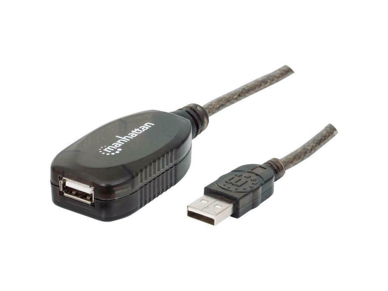 MANHATTAN 151573 Hi-Speed USB Active Extension Cable