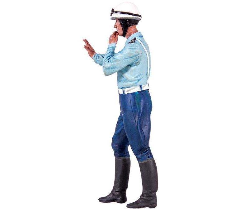 1975-1980 Paul French Police Motorcycle Officer Figurine for 1/18 Scale Models by Le Mans Miniatures