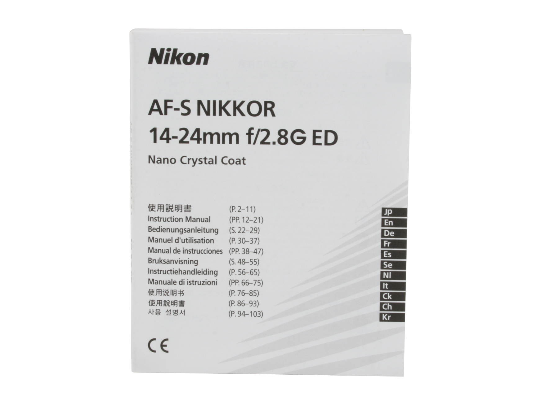 Nikon AF-S 14-24mm f/2.8G ED SLR Lenses Lenses Black