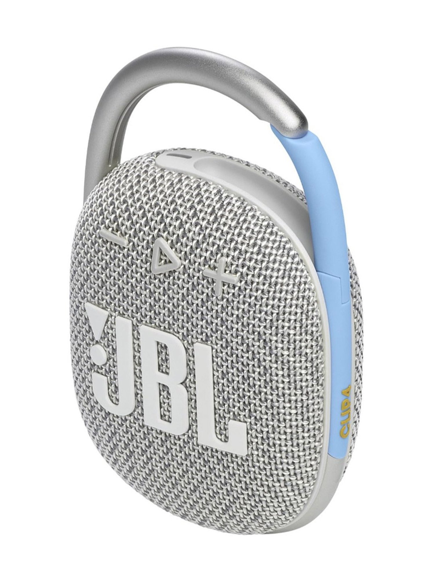 JBL Clip 4 Eco, 10W Wireless Portable Bluetooth Speaker with Pro Sound Dust & Waterproof (White)