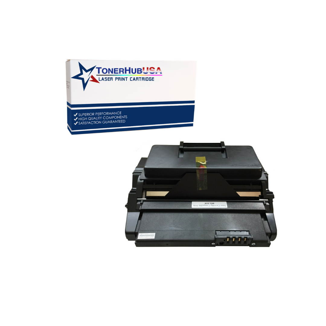 TONERHUBUSA Compatible Toner Cartridge Replacement for Dell Laser 5330 (1-Pack/Black)