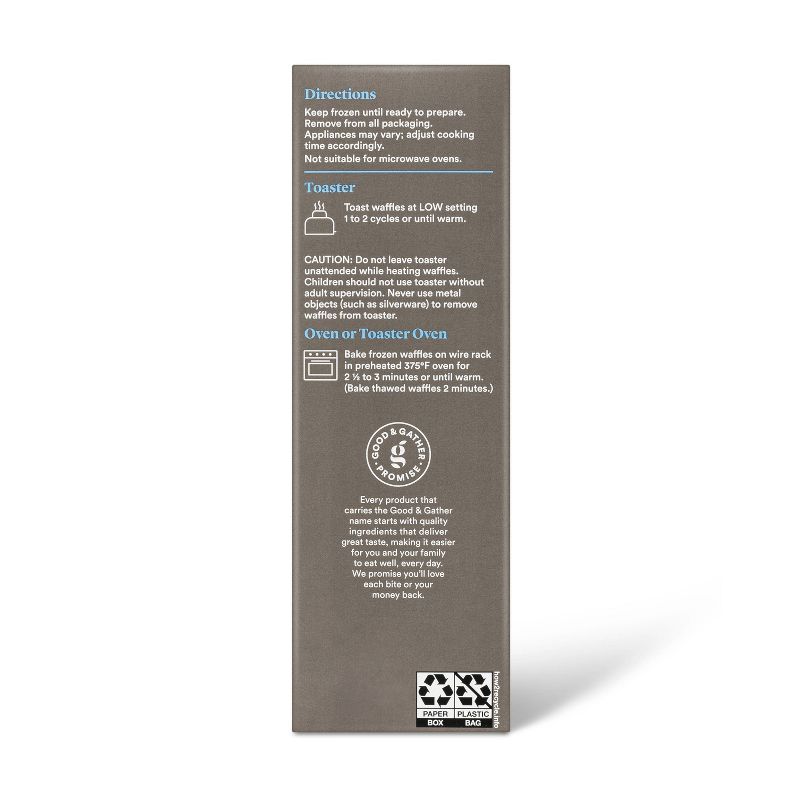 Original Belgium Style Frozen Vanilla Waffle - 6ct - Good & Gather™