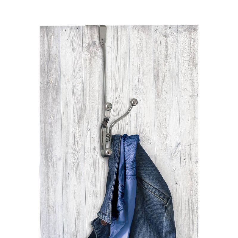 Tango Over the Door Double Hook Chrome - Splash Home