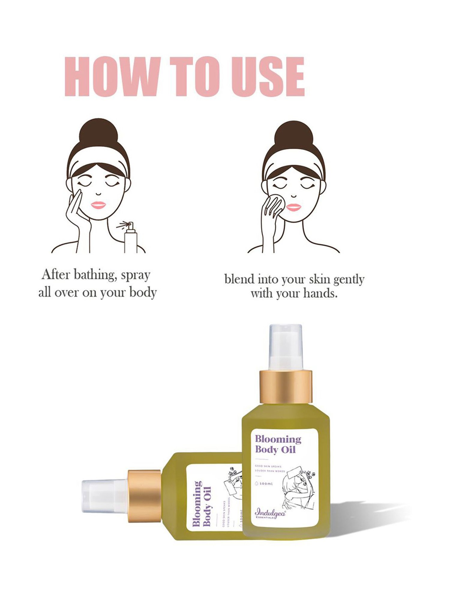 Indulgeo Essentials Blooming Body Oil - 100 ml