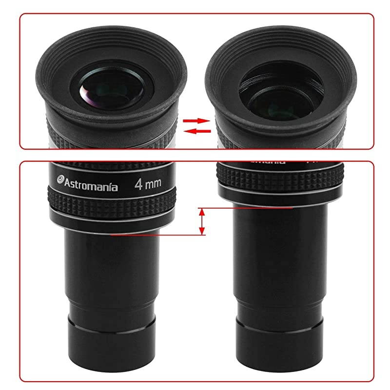 1.25" 4mm 58-Degree Planetary Eyepiece for Telescope