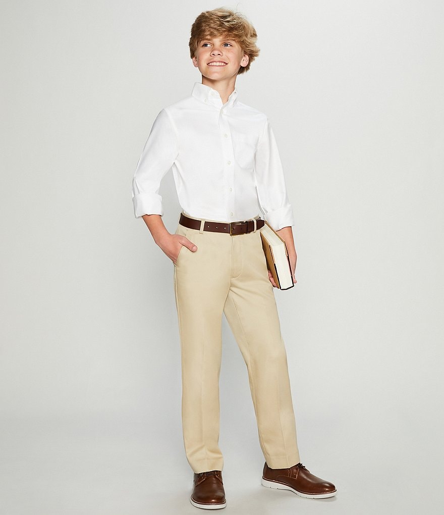 Johnston & Murphy Boys' Holden Plain Toe Oxfords (Youth)