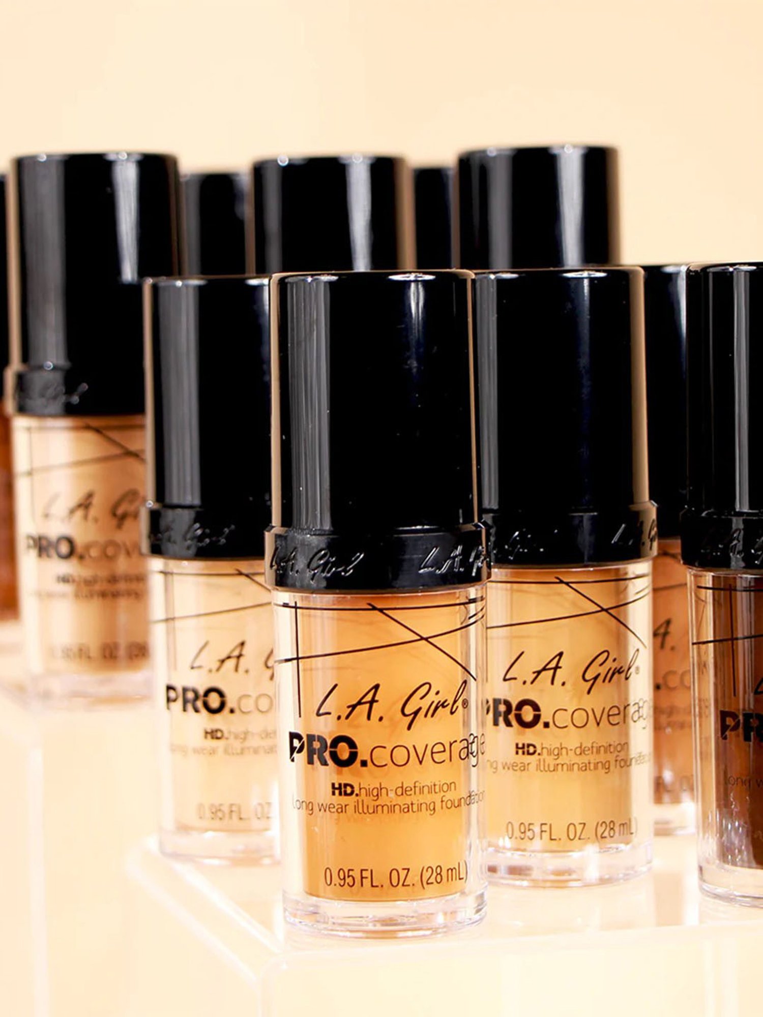 L.A. Girl PRO Coverage HD Foundation Tan - 28 ml