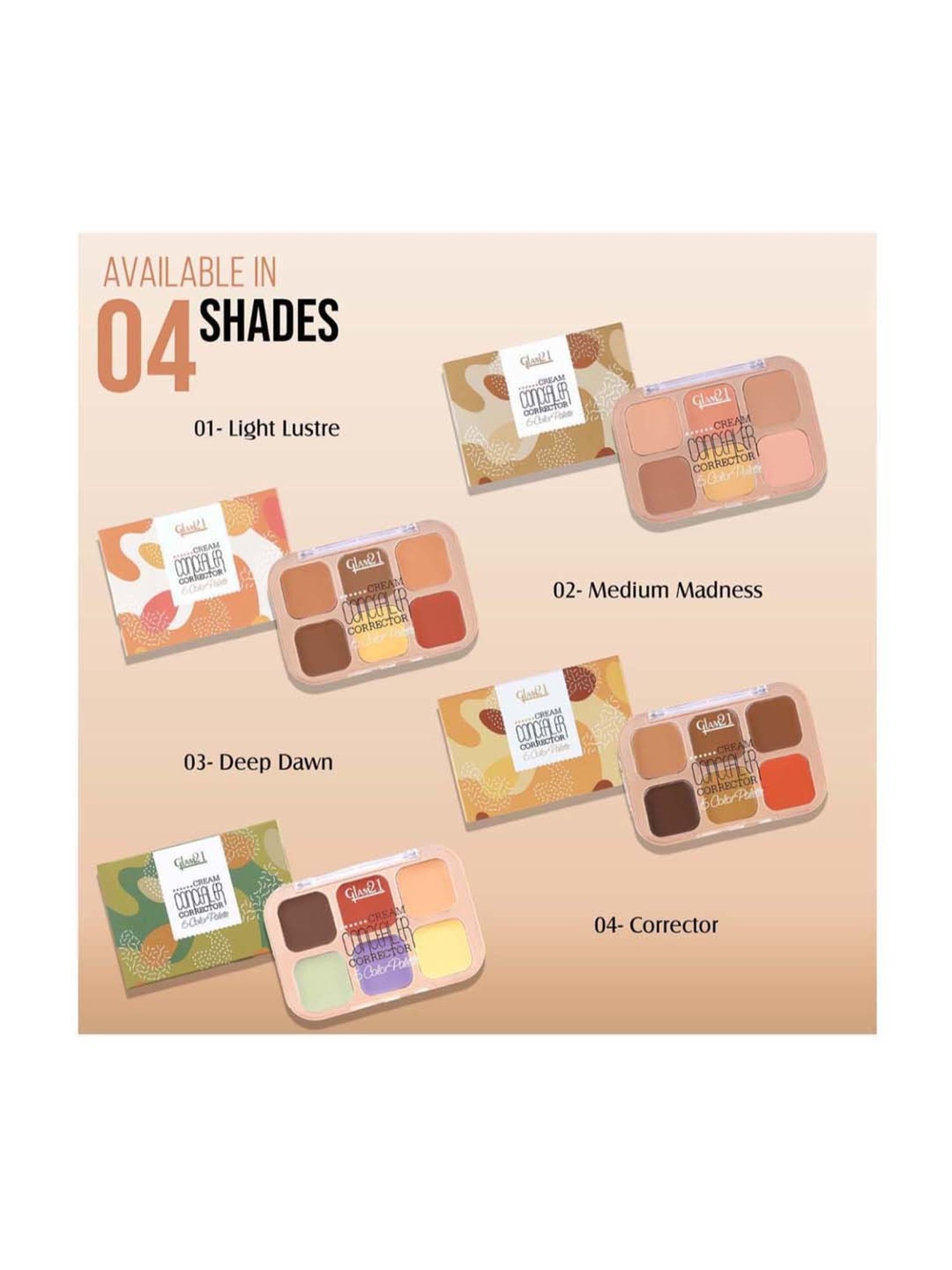 Revolution Pro Glam Mood Face Palette Medium