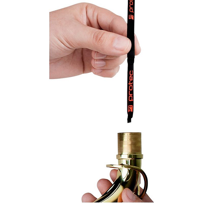 Protec 3-in-1 Saxophone Swab (Alto Sax, Soprano Sax with Fixed or Removable Neck), Cleans Body, Neck, Mouthpiece Blue