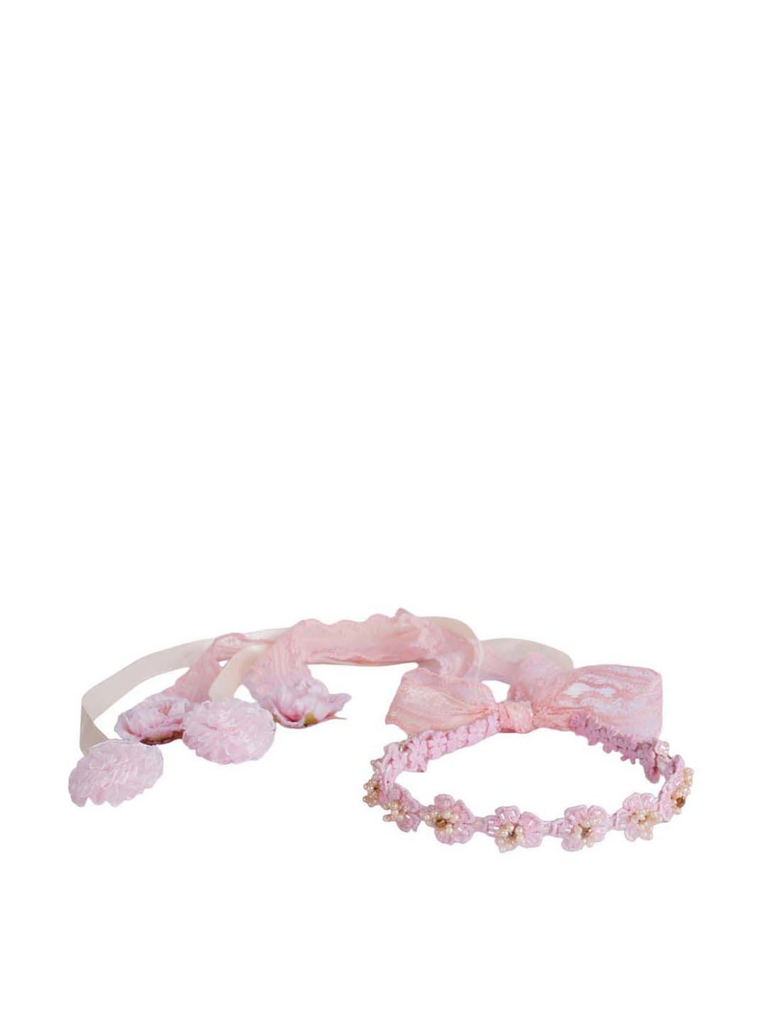 Choko Pink Embellished Hair Band