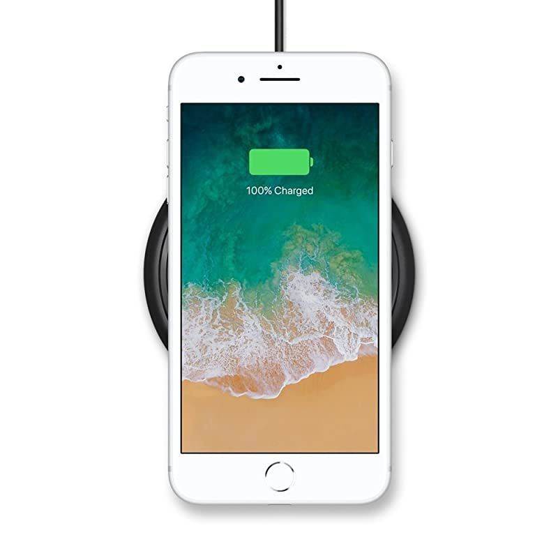 4116WRLSCHGPADACBLKNA Wireless Charge Pad Apple Optimized 75W Qi Wireless Technology for Apple iPhone 11 11 Pro 11 Pro Max XR XS Max X XS 8 and 8 Plus Black
